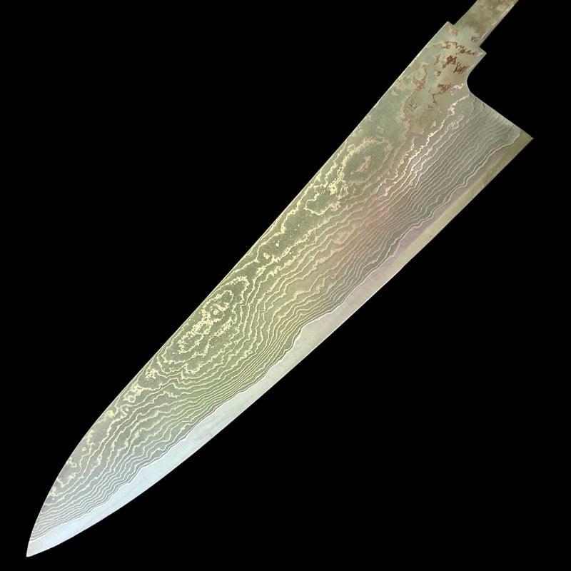 Shigeki Tanaka SG2/R2 Damascus Gyuto 240 mm - Blade Only