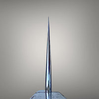 Yoshimi Kato VG-10 Hammered Damascus Nakiri 170mm  - Honduran Rosewood and black pakka