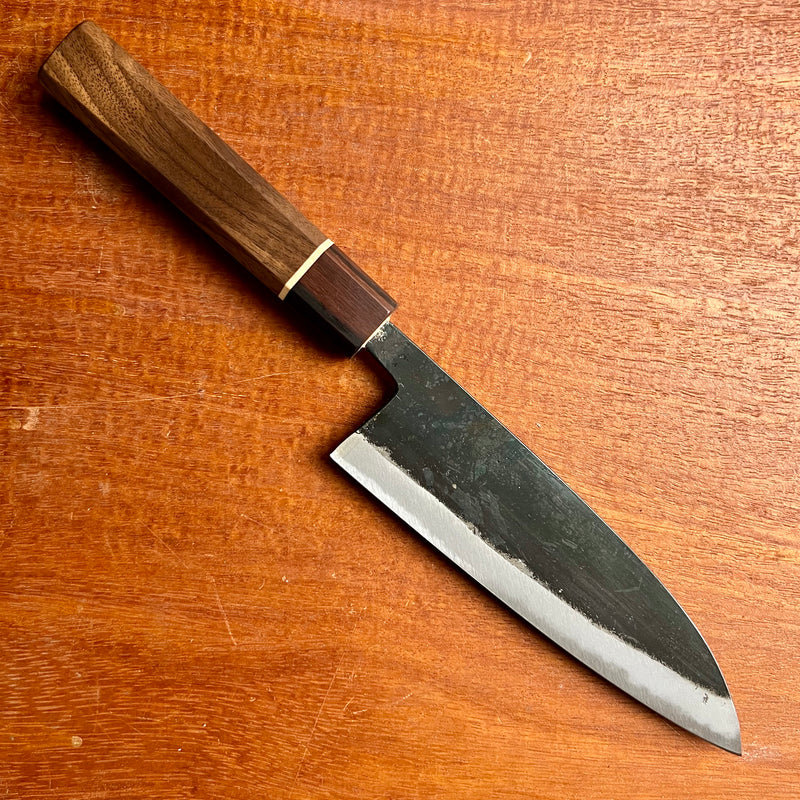 Nishida Iron Clad Shirogami 1 Kurouchi Funayuki 165 mm