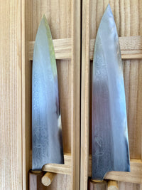 Mazaki Damascus Gyuto Hon-Sanmai 240mm Aogami Super