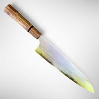 (Discounted) Masakage Yuki Nashiji Shirogami #2 Gyuto 210 - Walnut