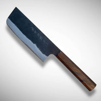 Custom Shiro Kamo AS Kurouchi TALL Nakiri 165mm - Malaysian Blackwood