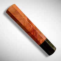 Japanese Knife handle (wa handle)  for 240 mm :   Bubinga and buffalo horn