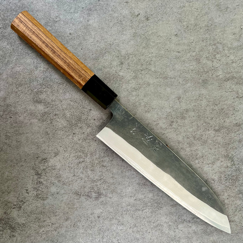 Hatsukokoro Kurokaze Stainless clad W2  Gyuto 180 mm - Teak and horn