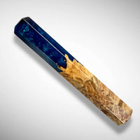 Custom Japanese Knife handle (wa handle)  for 165-210 mm: Maple Burl Hybrid