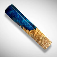 Custom Japanese Knife handle (wa handle)  for 165-210 mm: Maple Burl Hybrid