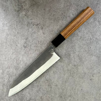 Hatsukokoro Kurokaze Stainless clad W2  Gyuto 180 mm - Teak and horn