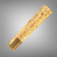 Custom Japanese Knife handle (wa handle)  for 240-260mm :  Curly blonde Mahogany and blonde