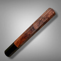 Custom Japanese Knife handle (wa handle)  for 240-270 mm :  Cocobolo burl and horn