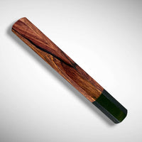 Japanese Knife handle (wa handle)  for 240 mm :  Cocobolo and buffalo horn