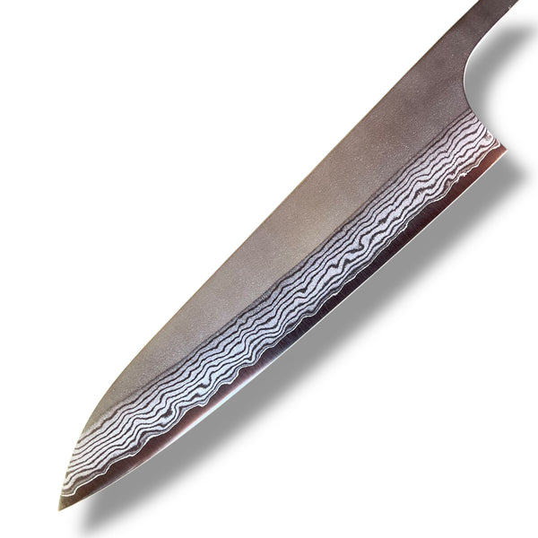 Yoshimi Kato VG-10 Nishiiji Damascus Gyuto 210mm -  Blade only