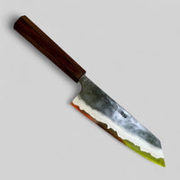 Custom Kyohei Shindo Iron clad Aogami Kurouchi Bunka 165mm - Kingwood