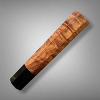 Custom Japanese Knife handle (wa handle)  for 240-260mm :  Curly Hormigo and Buffalo horn