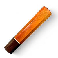 Custom Japanese Knife handle (wa handle)  for 210-225 mm: Brazil wood (pernambuco)