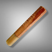 Custom Japanese Knife handle (wa handle)  for 165-210 mm: Tasmanian Blackwood and blonde
