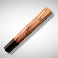 Custom Japanese Knife handle (wa handle)  for 165-210 mm: Honduran Rosewood and African Blackwood