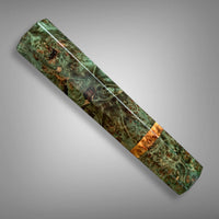 Custom Japanese Knife handle (wa handle)  for 165-210 mm: Maple Burl and Amboyna burl