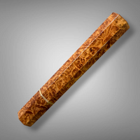 Custom Japanese Knife handle (wa handle)  for 240-260mm :  Amboyna burl and bronze