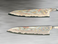 Hatsukokoro Nigara Dark Irodori B2 rainbow Gyuto 240mm : Blade Only