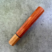 Custom Japanese Knife handle (wa handle)  for 165-210mm : Pau Rosa and Sinker Cypress