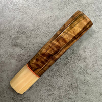 Custom Japanese Knife handle (wa handle)  for 165-210mm : Turkish walnut and horn
