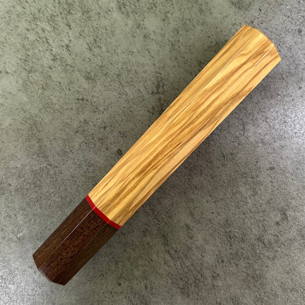 Custom Japanese Knife handle (wa handle)  for 165-210mm : Olivewood