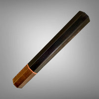 Custom Japanese Knife handle (wa handle)  for 240 mm: African Blackwood and Western Myall | Sugi Cutlery