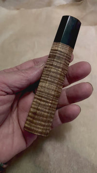 Custom Japanese Knife handle (wa handle)  for 165-210 mm: Excellent Koa and buffalo horn