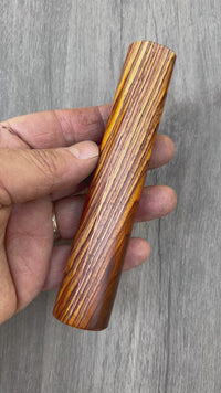 Custom Japanese Knife handle (wa handle)  for 240 mm : D-shape Cocobolo CITES certified