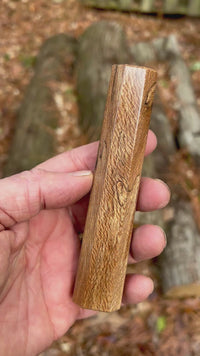 Custom Japanese Knife handle (wa handle)  for 165-210 mm: Very nice Spalted sycamore