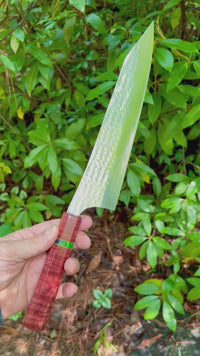 Custom Kurosaki Senko SG2/R2 240mm (10”) Gyuto Chef Knife : Quilted Maple