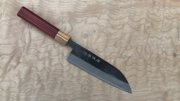 Kajiwara Ao 2 KU Damascus Santoku 165mm