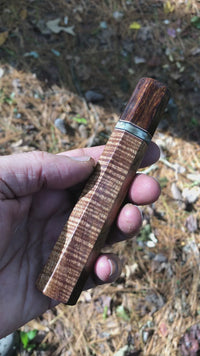 Custom Japanese Knife Handle - Tasmanian Blackwood