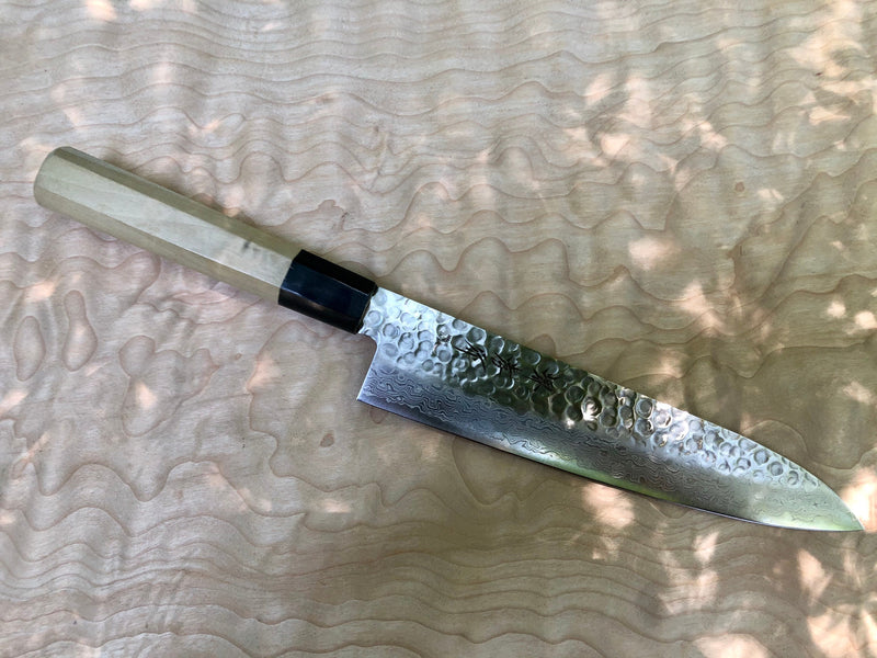 Sakai Takayuki Stainless Hammered Damascus 45 Layer - 210mm  (8”) Gyuto Chef knife