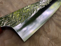 Yu Kurosaki Raijin Cobalt Special Steel Hammered Santoku Knife 165mm