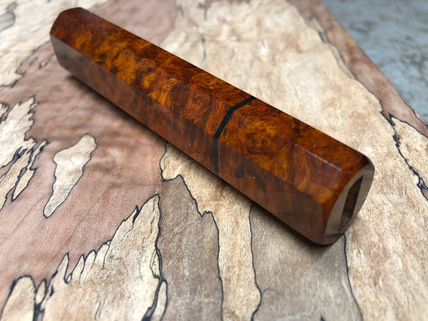 Custom Japanese Knife handle (wa handle) - Campeche Burl