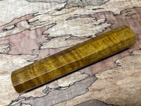 Custom Japanese Knife handle (wa handle) - Curly Golden Canxan Negro