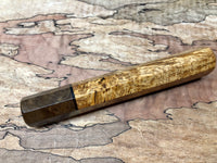 Custom Japanese Knife handle (wa handle) - Spalted Canxan Negro
