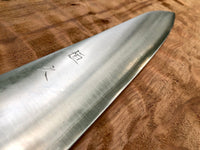 Tsunehisa Ginsan 3 Migaki - Custom Gyuto 240mm (10”) with Hormigo and African Blackwood