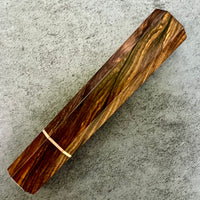 Custom Japanese Knife handle (wa handle) for 240mm: Awesome Cocobolo and copper