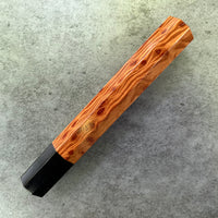 Custom Japanese Knife handle (wa handle)  for 240mm -  Birdseye Laced Sheoak and horn