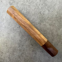 Custom Japanese Knife handle (wa handle)  for 240mm -  Oak burl and Katalox