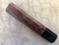 Custom Japanese Knife handle (wa handle) for 165-210 - Honduran Rosewood and Buffalo horn