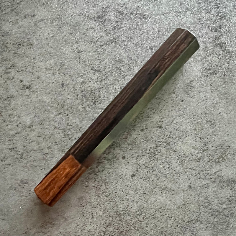 Custom Japanese Knife handle (wa handle)  for petty knives: African Blackwood