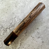 Custom Japanese Knife handle (wa handle)  for 165-210 mm  -  Spalted Sycamore