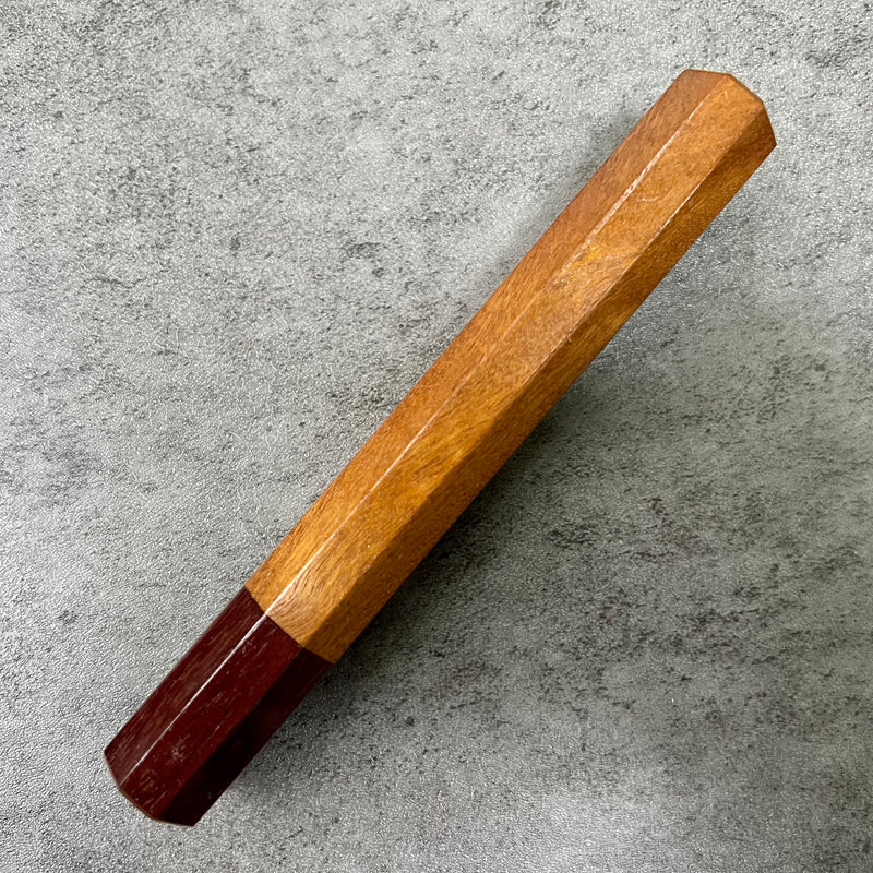 Custom Japanese Knife handle (wa handle) for 240mm : Itauba and Brazilian ebony