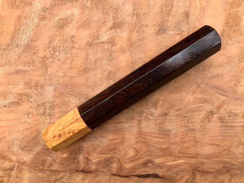 Custom Japanese Knife Handle (Wa Handle) - East Indies Rosewood