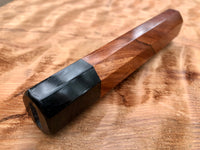 Custom Japanese Knife Handle (Wa Handle) - Figured Honduran Rosewood