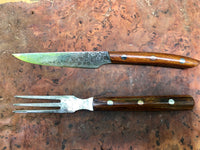 Takeshi Saji Ironwood Damascus steak knife set