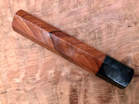 Custom Japanese Knife Handle (Wa Handle) - Figured Honduran Rosewood